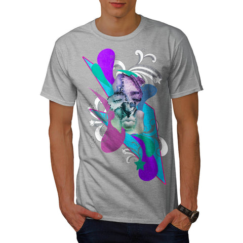 Fancy Cute Kiss Lip Mens T-Shirt