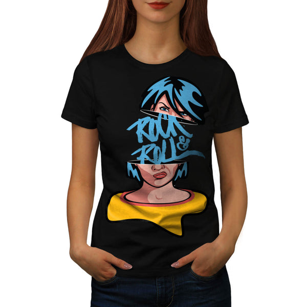 Rock And Roll Crazy Womens T-Shirt