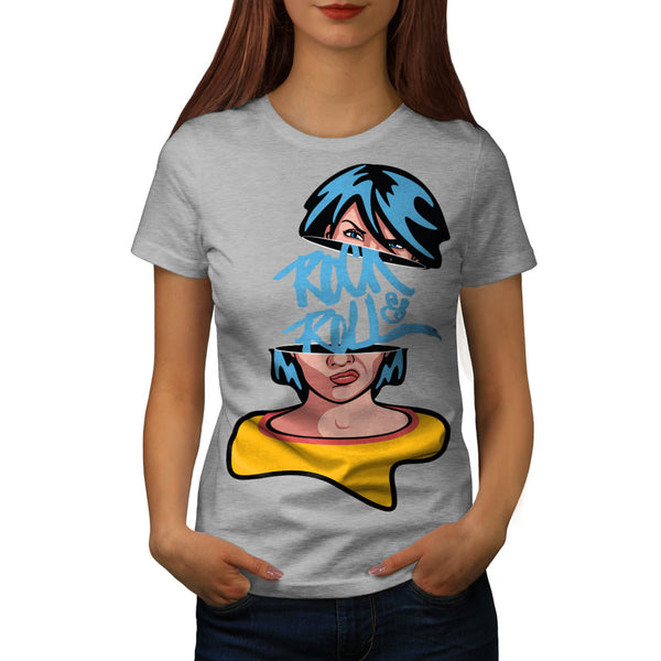 Rock And Roll Crazy Womens T-Shirt