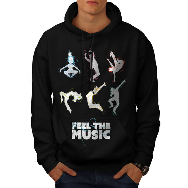 Feel Music Collection Mens Hoodie