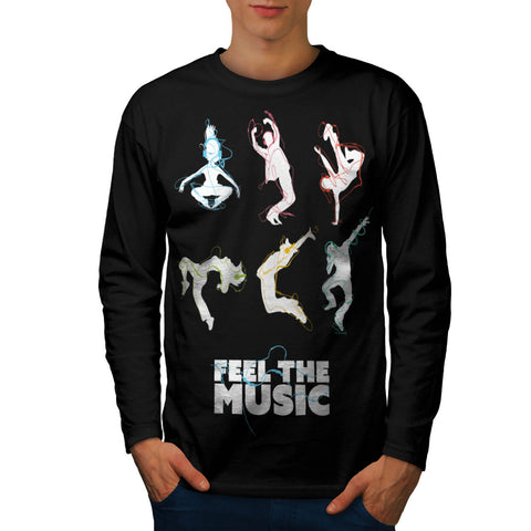 Feel Music Collection Mens Long Sleeve T-Shirt