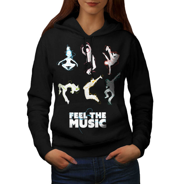 Feel Music Collection Womens Hoodie