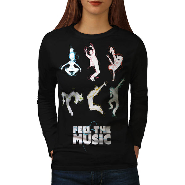 Feel Music Collection Womens Long Sleeve T-Shirt
