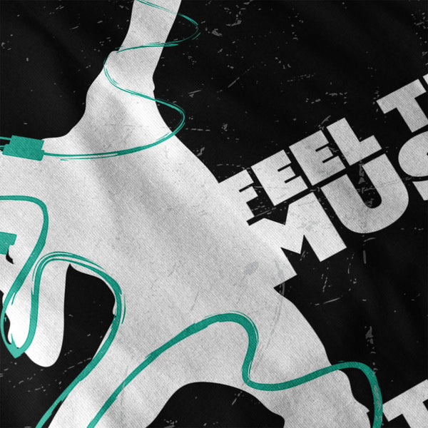 Feel The Music Beat Mens Hoodie