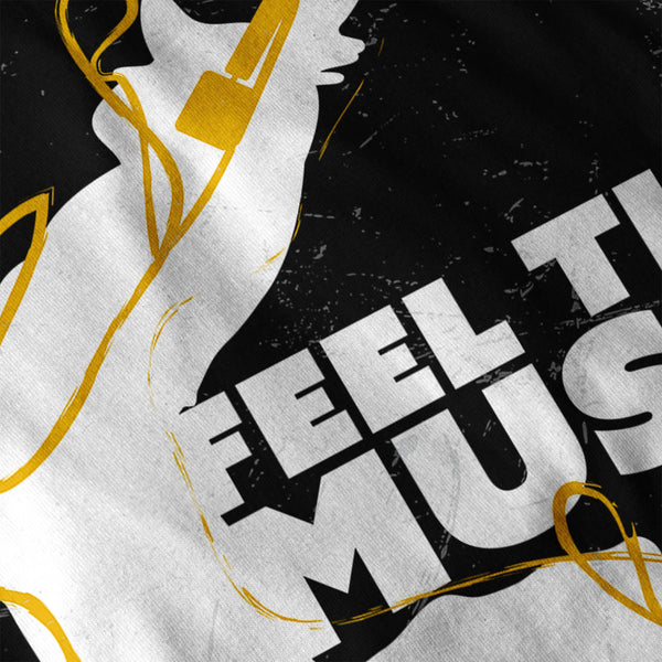 Feel The Music Jump Mens Long Sleeve T-Shirt