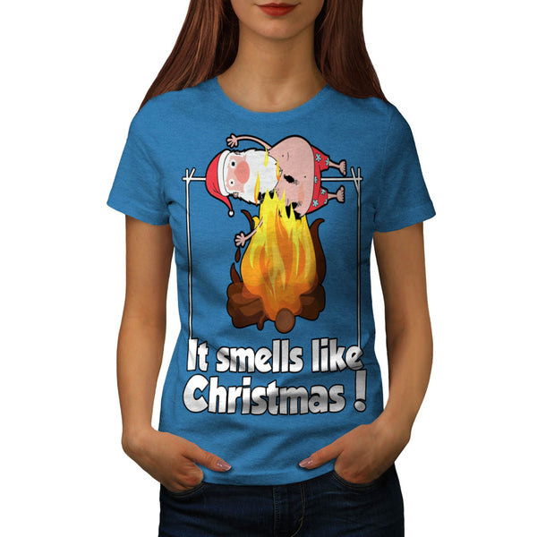 Smells Like Christmas Womens T-Shirt