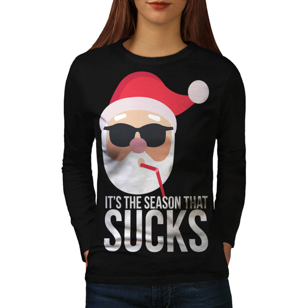Season That Sucks Fun Womens Long Sleeve T-Shirt