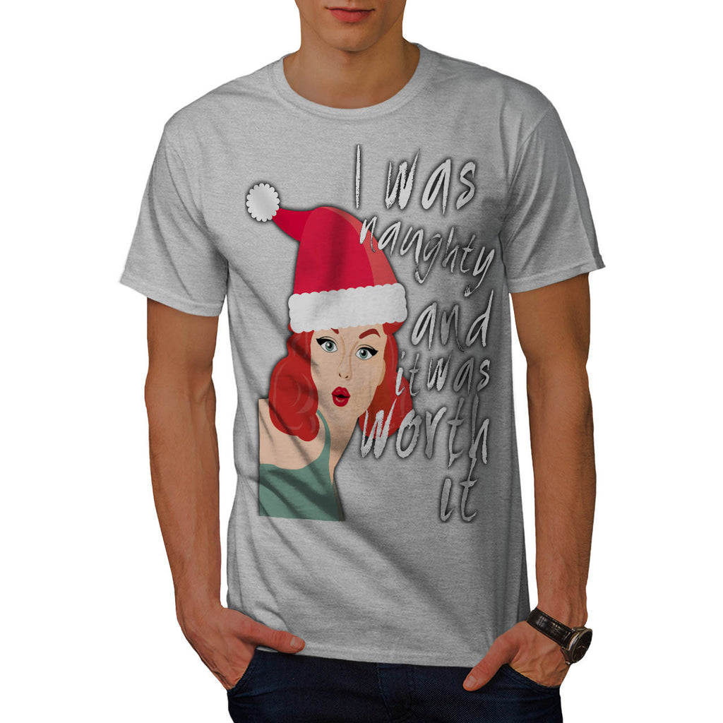 Naughty Christmas Fun Mens T-Shirt