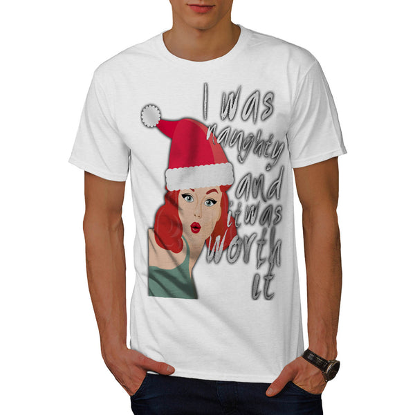 Naughty Christmas Fun Mens T-Shirt