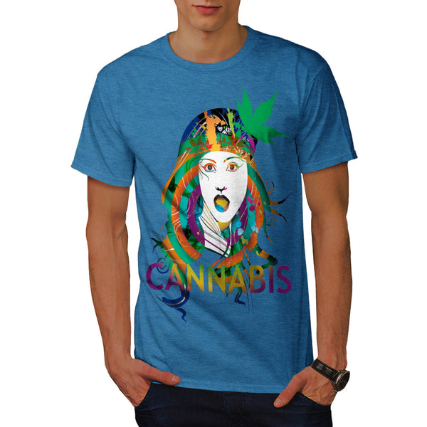 Cannabis Weed Print Mens T-Shirt