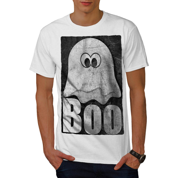 Funny Spooky Ghost Mens T-Shirt
