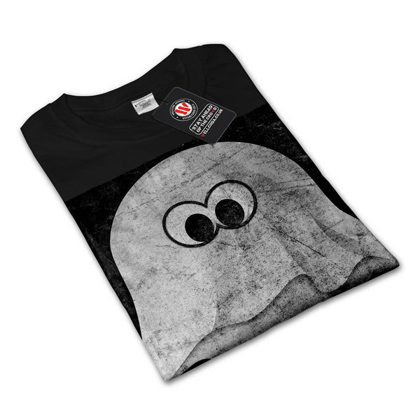 Funny Spooky Ghost Mens Long Sleeve T-Shirt