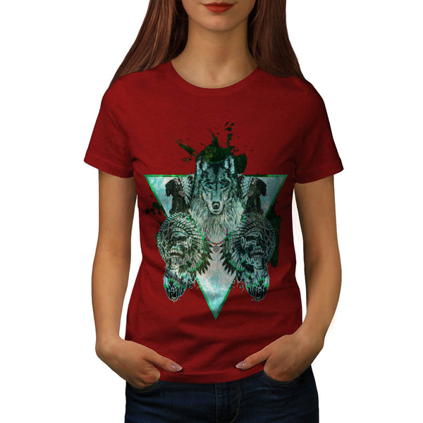 Wolf Indian Curse Womens T-Shirt