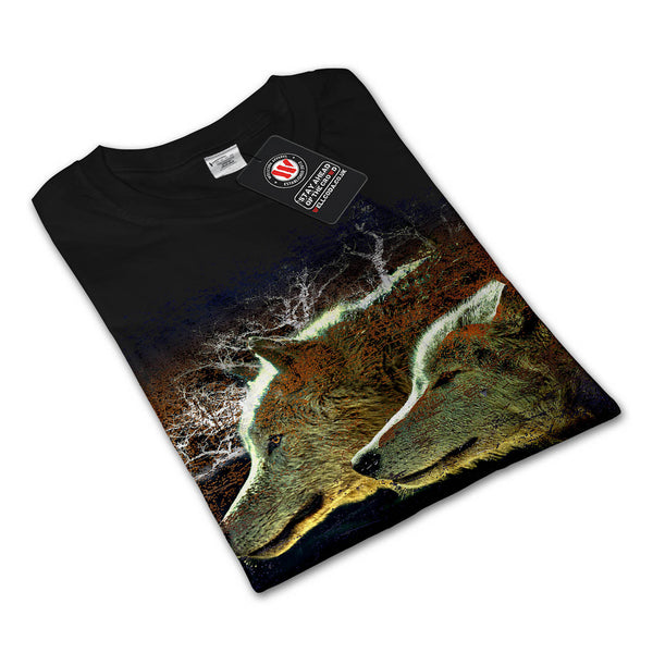 Wild Nature Wolf Pack Womens Long Sleeve T-Shirt