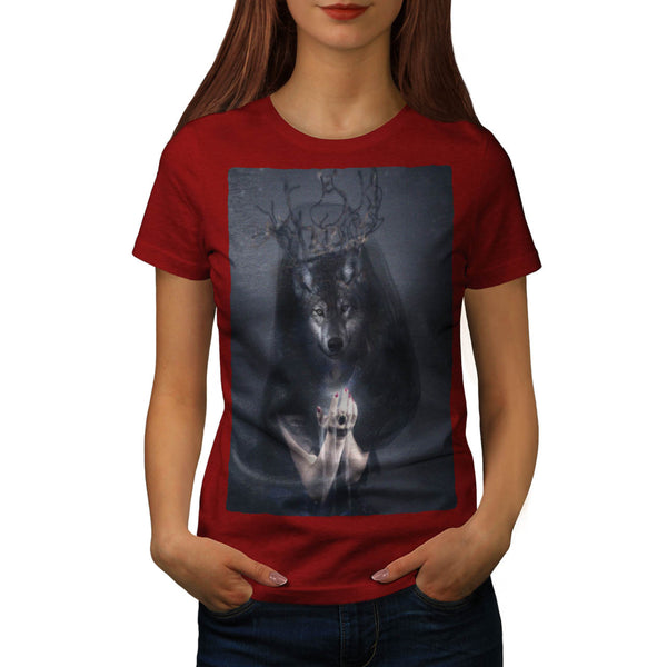 Big Bad Wolf Woman Womens T-Shirt