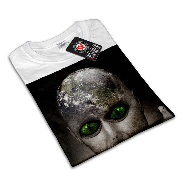 Creepy Alien Planet Mens T-Shirt