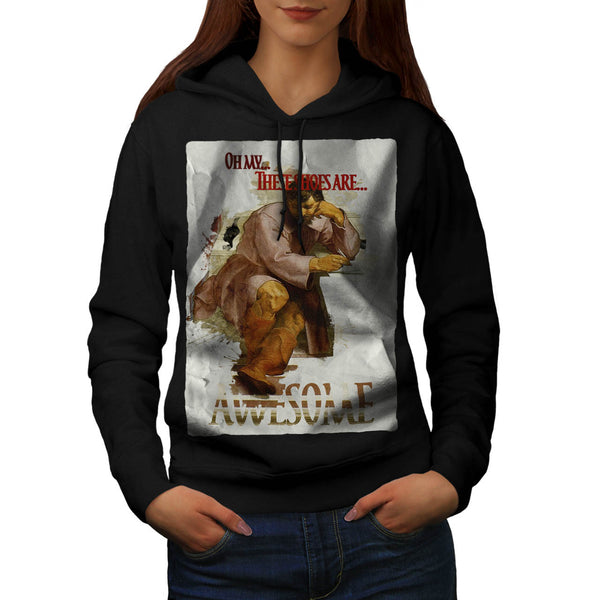 My Shoes Are Awesome Womens Hoodie
