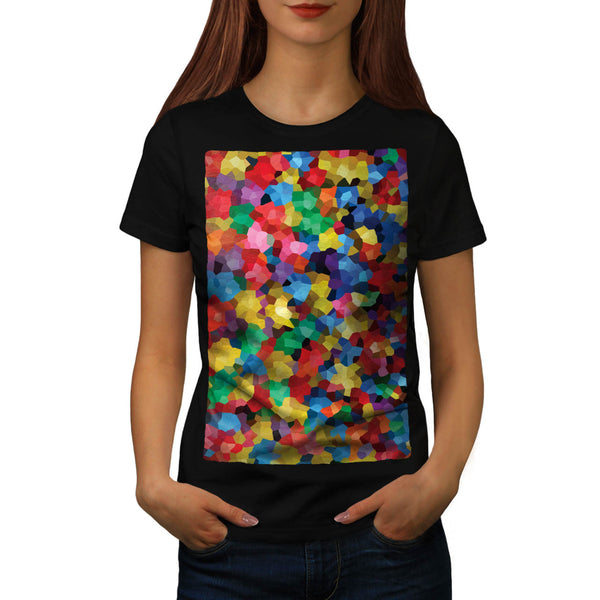 Crazy Colour Ball Pool Womens T-Shirt