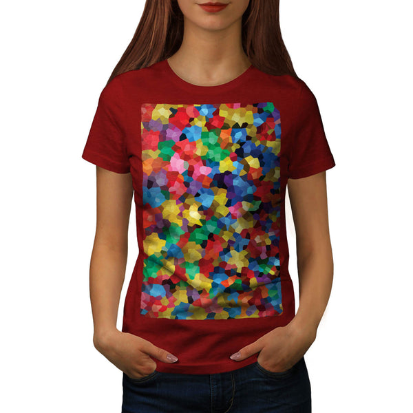 Crazy Colour Ball Pool Womens T-Shirt