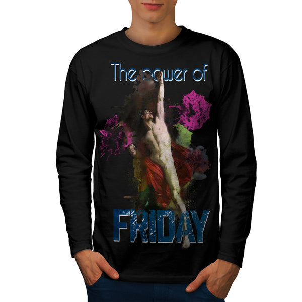 Power Of Friday Start Mens Long Sleeve T-Shirt