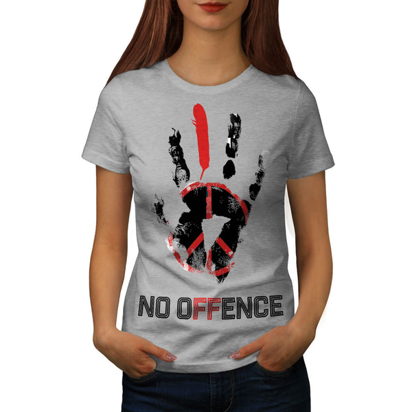 Stop War No Offence Womens T-Shirt