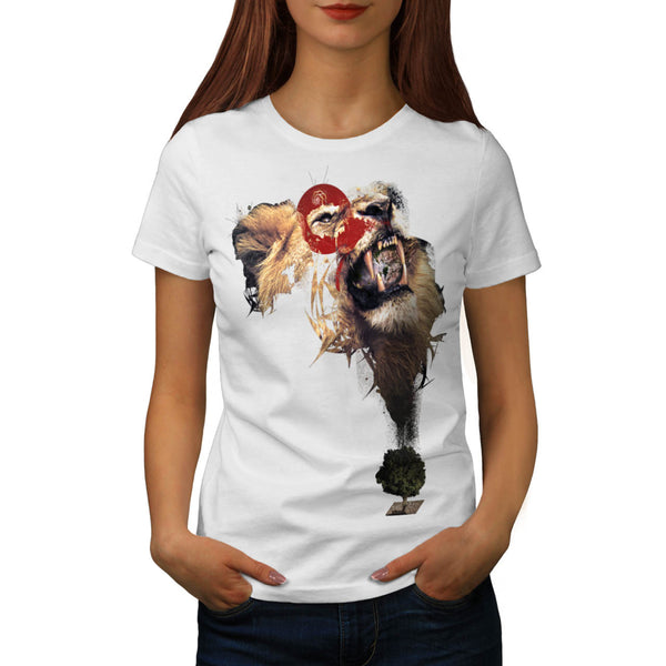 Lion King of Africa Womens T-Shirt