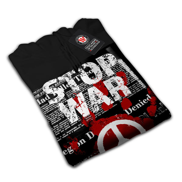 Stop War World Peace Mens Hoodie