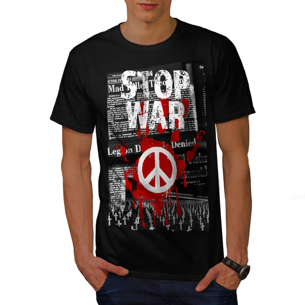 Stop War World Peace Mens T-Shirt