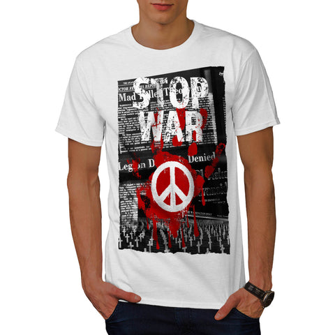 Stop War World Peace Mens T-Shirt