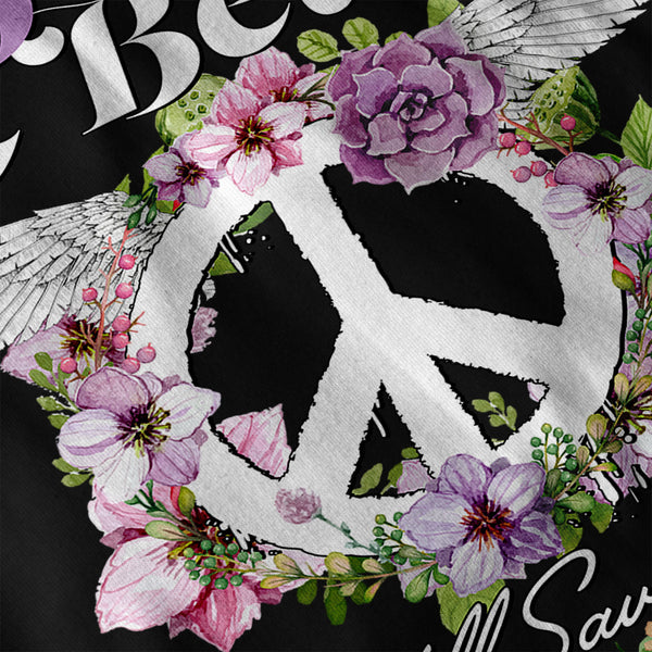 Peace and Beauty Will Mens Hoodie