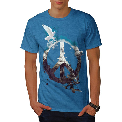 Animal Peace and Love Mens T-Shirt