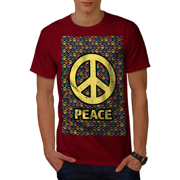 Spread Peace Not War Mens T-Shirt