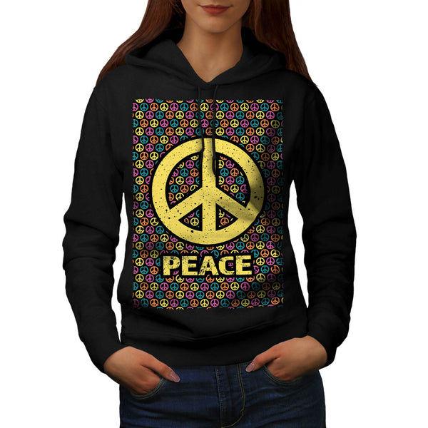 Spread Peace Not War Womens Hoodie