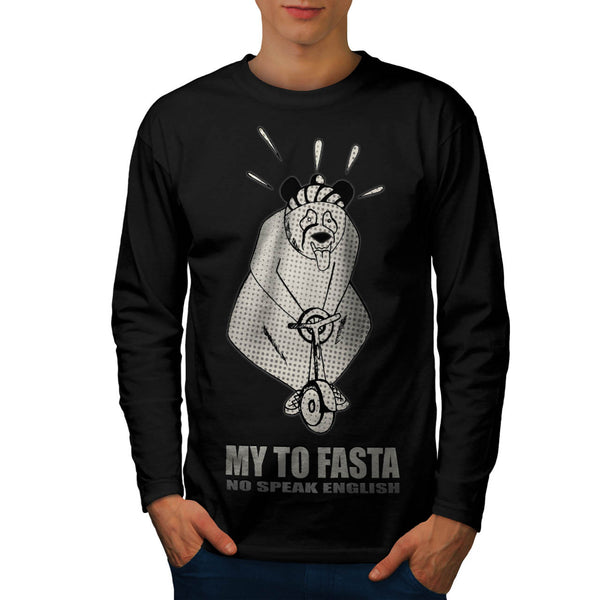 Bear Trick Circus Fun Mens Long Sleeve T-Shirt