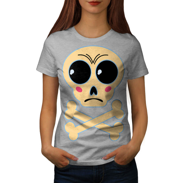 Skull Sugar Head Art Womens T-Shirt