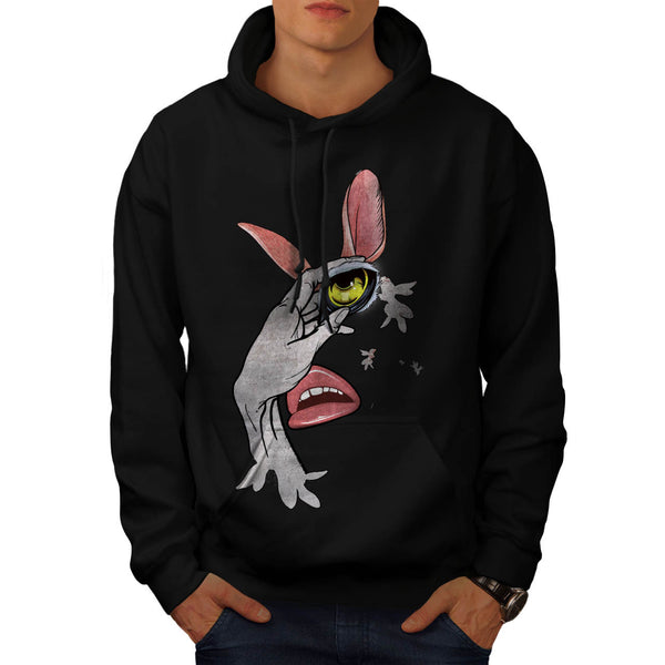 Creepy Abstract Face Mens Hoodie