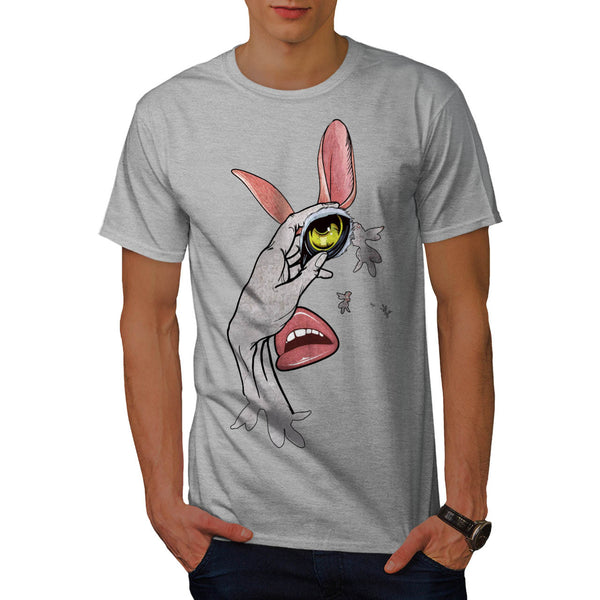 Creepy Abstract Face Mens T-Shirt
