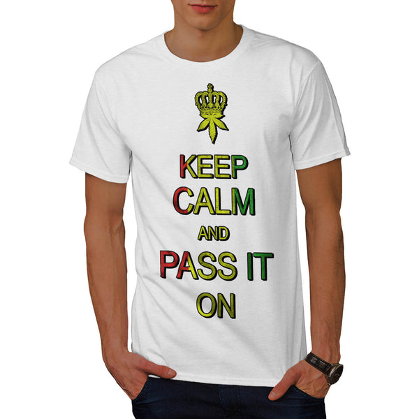 Keep Calm Pass It Mens T-Shirt