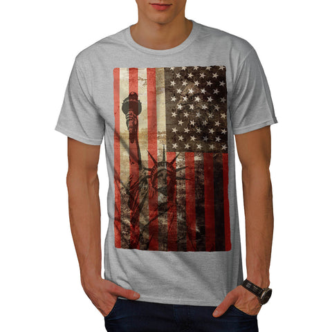 Statue Liberty USA Mens T-Shirt