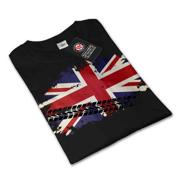 Union Jack UK Flag Womens Long Sleeve T-Shirt