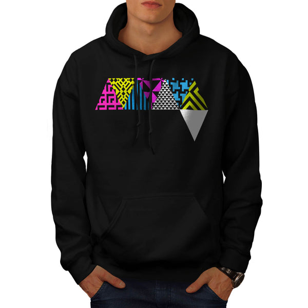 Crazy Aztec Colour Fun Mens Hoodie