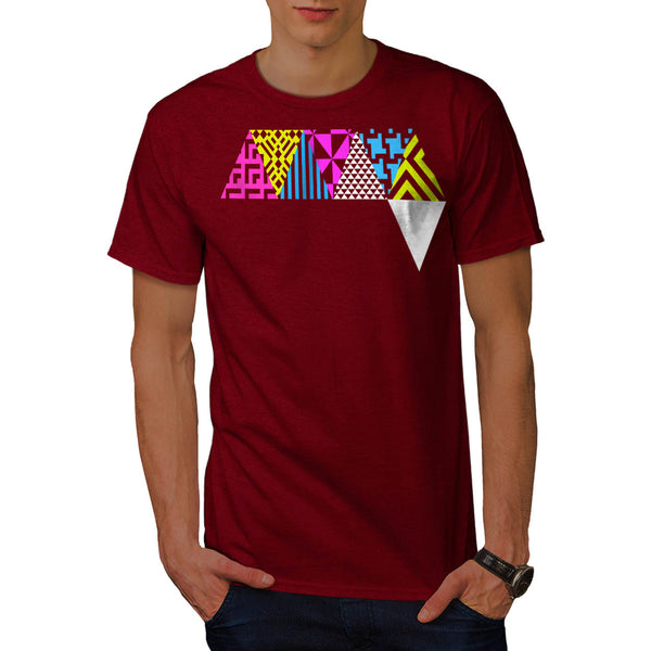 Crazy Aztec Colour Fun Mens T-Shirt