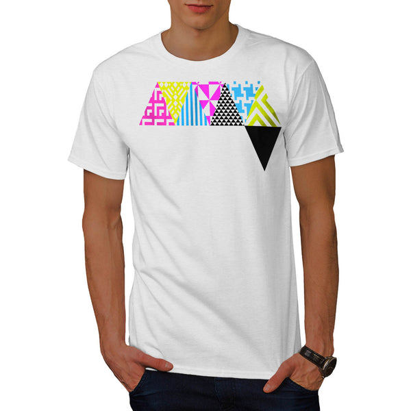 Crazy Aztec Colour Fun Mens T-Shirt