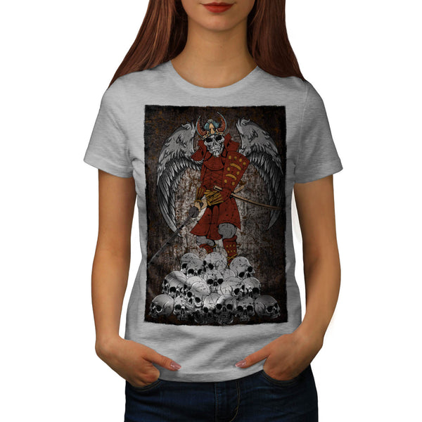 Tomb Stone Scary King Womens T-Shirt