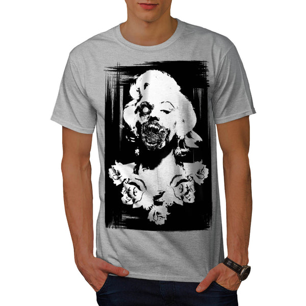 Marilyn Monroe Zombie Mens T-Shirt