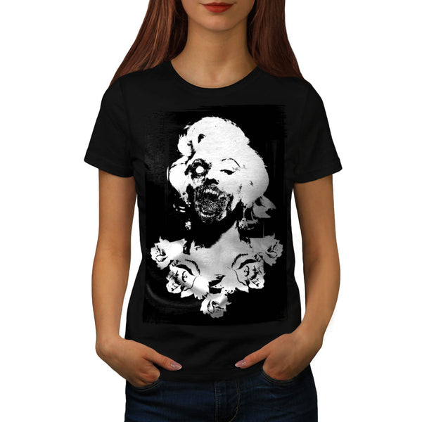 Marilyn Monroe Zombie Womens T-Shirt