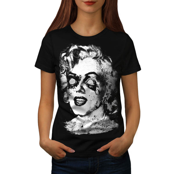 Marilyn Monroe Horror Womens T-Shirt