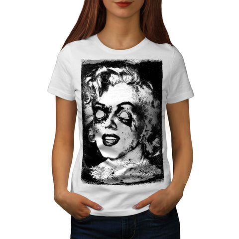 Marilyn Monroe Horror Womens T-Shirt