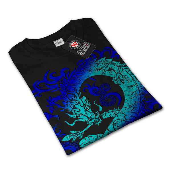 Fantasy Dragon Throne Mens Long Sleeve T-Shirt