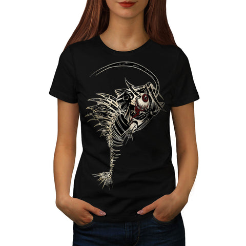 Monster Fishing Bait Womens T-Shirt